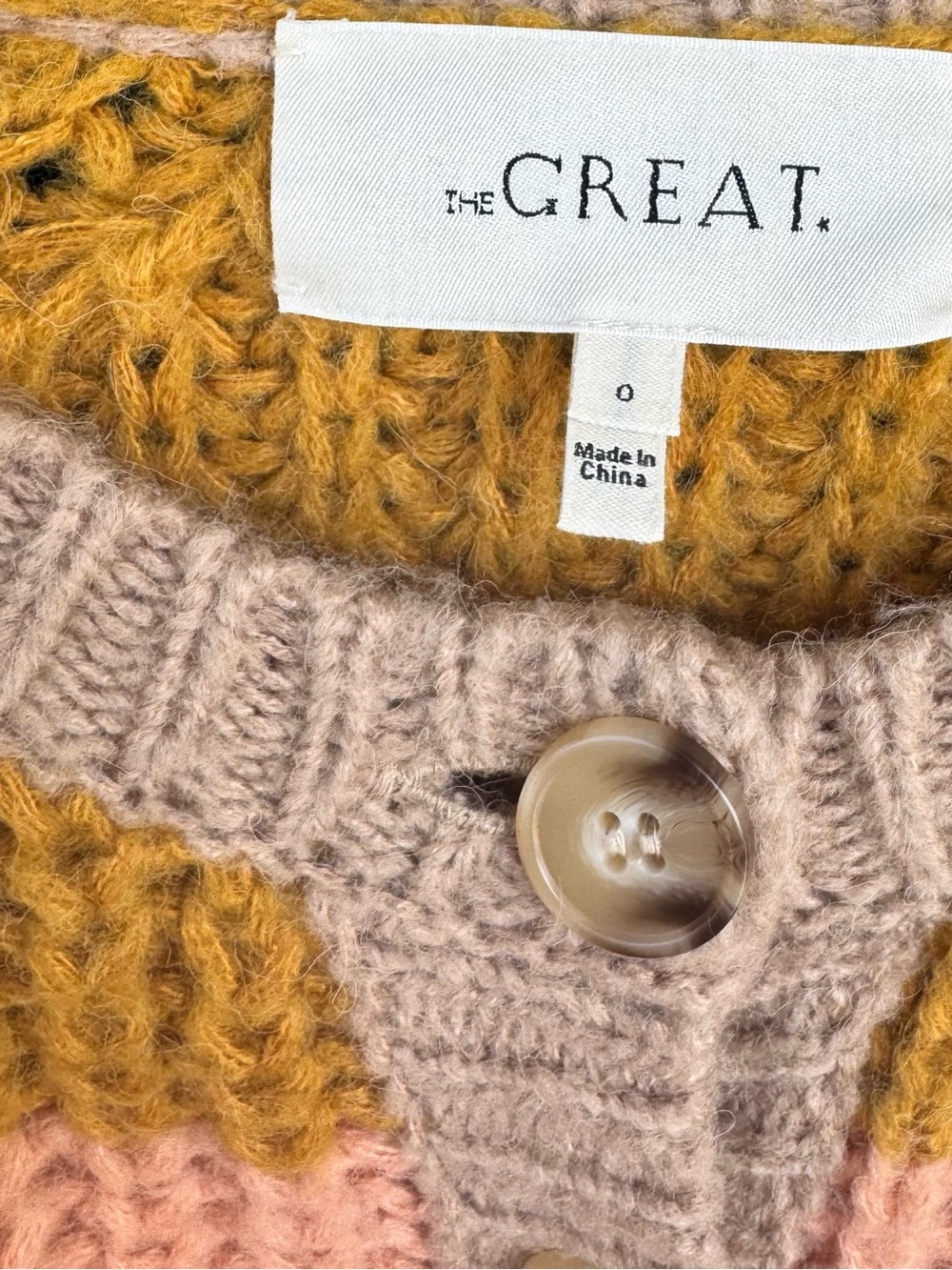 The GREAT striped cardigan sweater
Sz 0